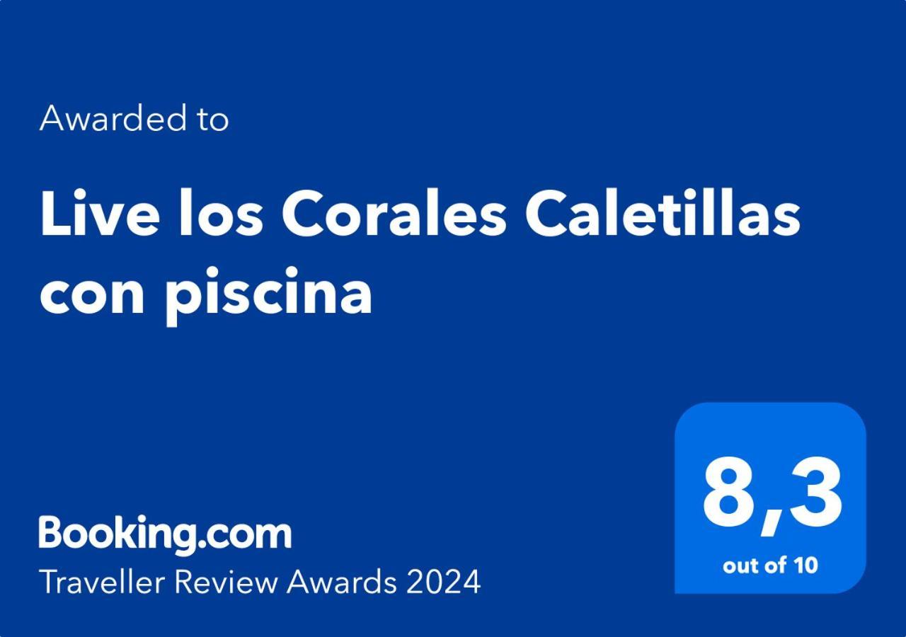 Live Los Corales Caletillas Con Piscina Apartman Araya  Kültér fotó